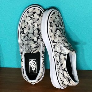 Vans Butterfly Slip-on Sneakers Kids Size 1